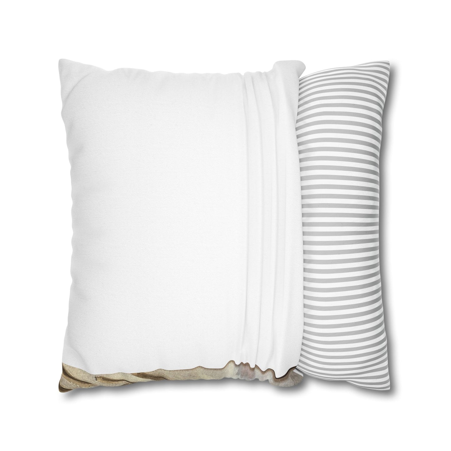 Spun Polyester Square Pillowcase