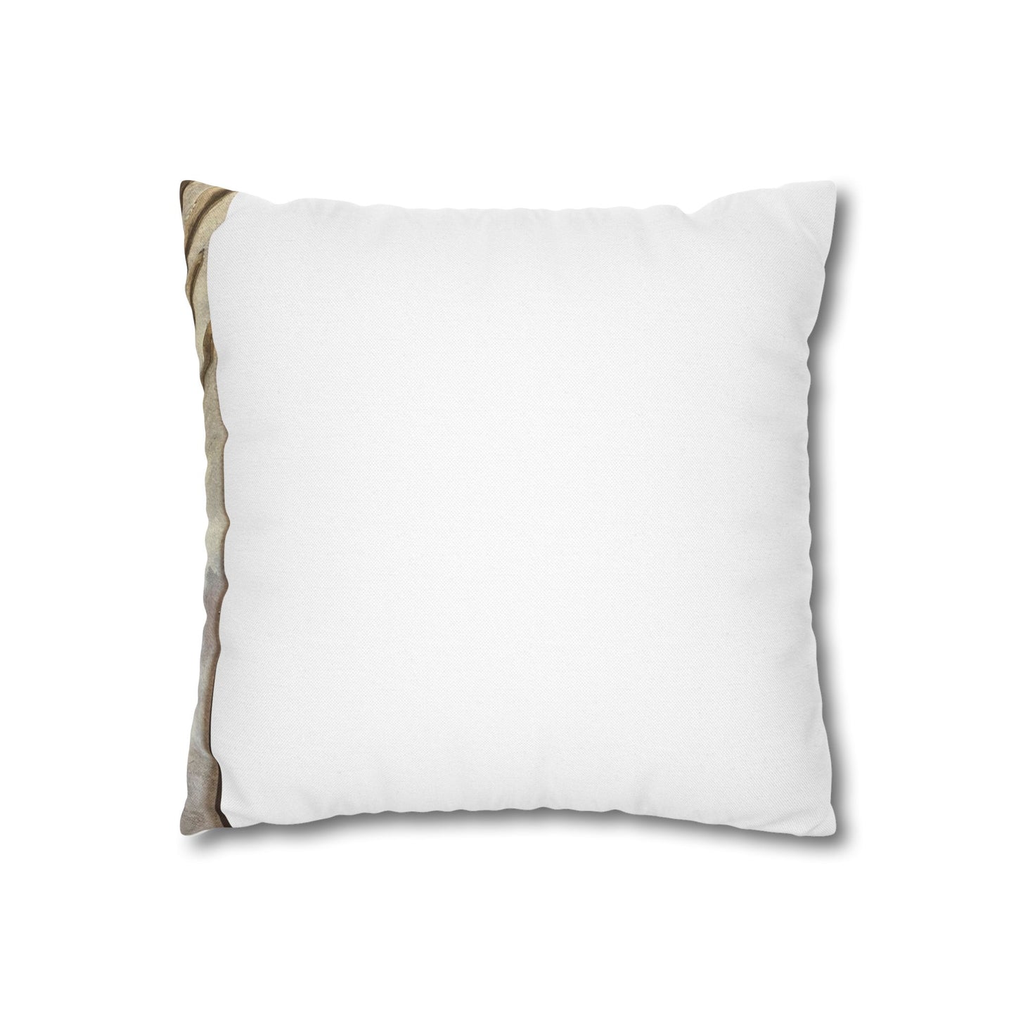 Spun Polyester Square Pillowcase