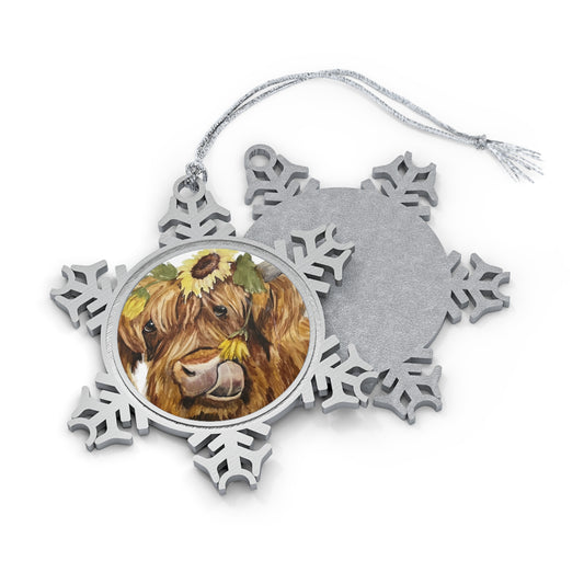 Copy of Pewter Snowflake Ornament