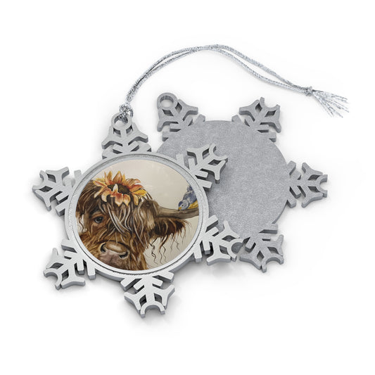 Copy of Pewter Snowflake Ornament