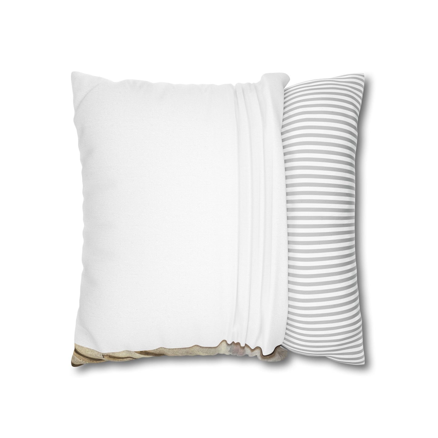 Spun Polyester Square Pillowcase