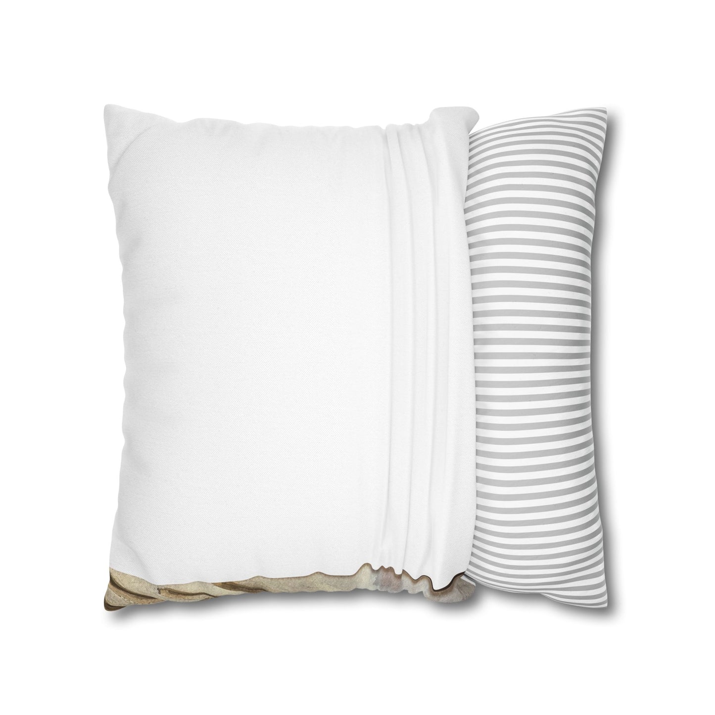 Spun Polyester Square Pillowcase