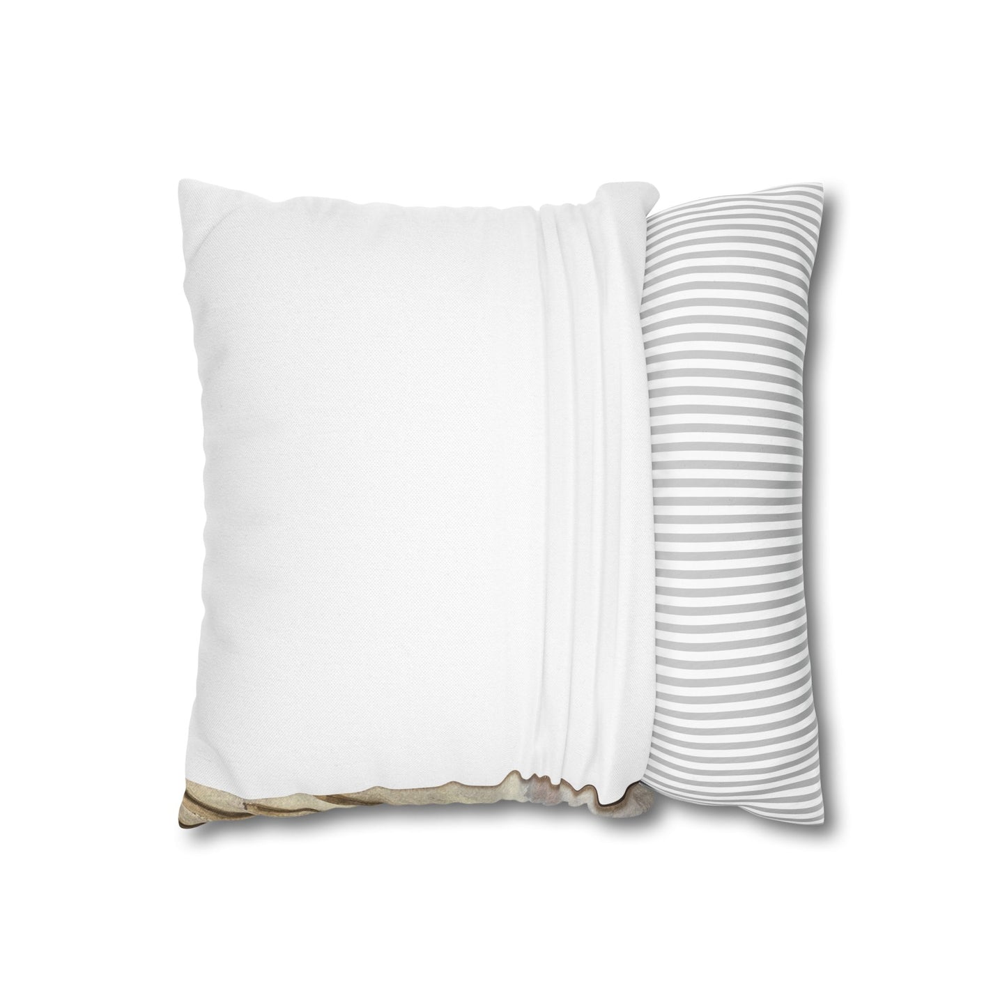 Spun Polyester Square Pillowcase